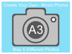 Any Mixed Photos EXTRA LARGE Oblong Cake Topper