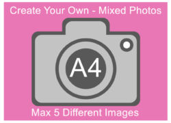 Any Mixed Photos LARGE Oblong Cake Topper