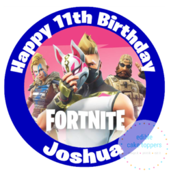 Fortnite 7.5" Round Design #2