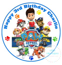 Paw Patrol 7.5" Round