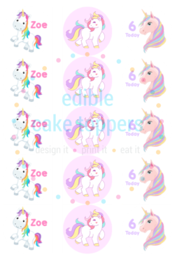 Unicorn Cupcakes 2"