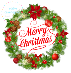 Wreath Xmas 7.5" Round