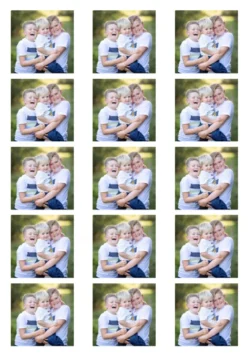Any Photo 2" Square Icing Edible Printed Toppers x15